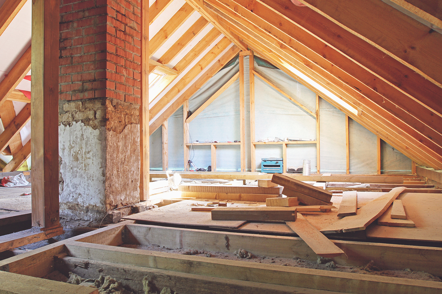 Attic storage safety for heavy items